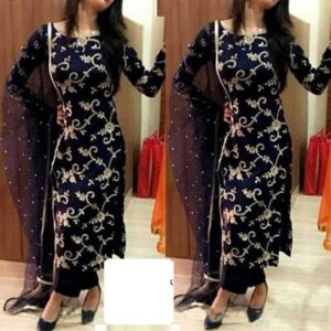 Unstitch Cotton Three Piece CT-15